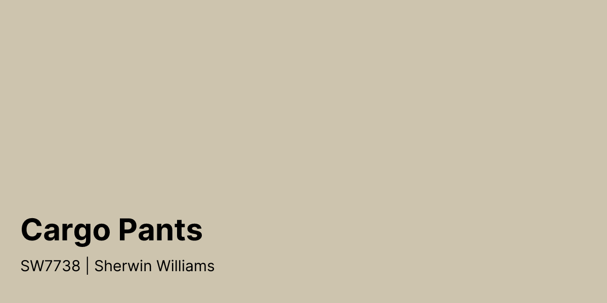 Sherwin Williams Cargo Pants
