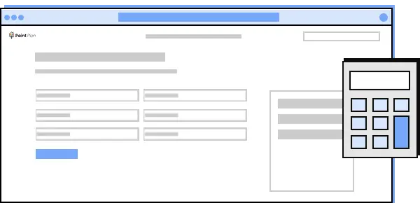 Paint calculator for planning